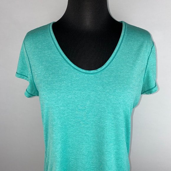 Old Navy Active Go Dry M Micro Striped Heather Activewear T-Shirt Tee - Picture 2 of 12